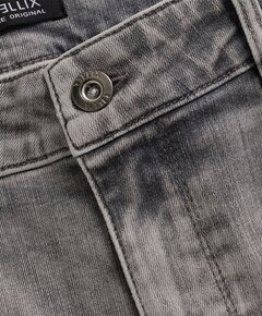 2615 Straight Wide Fit jeans grijs