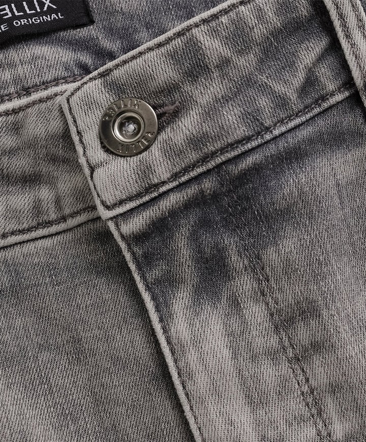 2615 Straight Wide Fit jeans grijs