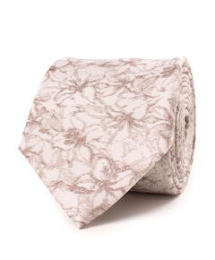 Heren stropdas beige