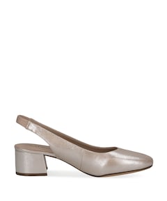 dames slingbacks beige