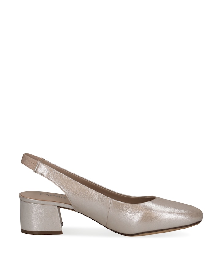 dames slingbacks beige