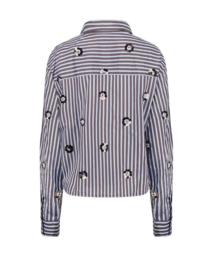 Dames blouse bruin