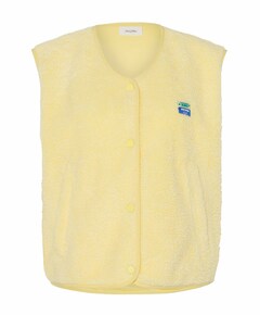 Dames gilet geel