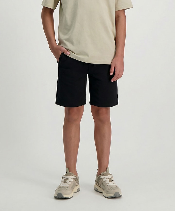 Kids HERELL SWShort Black jongens korte broek zwart