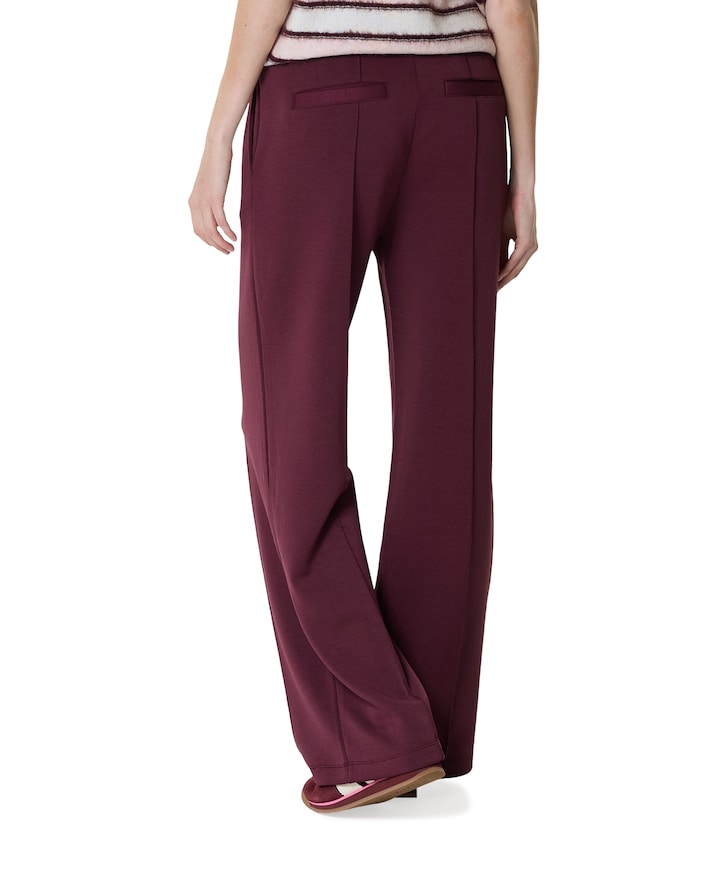 FQLUCINDA-PANTS dames broek bordeaux