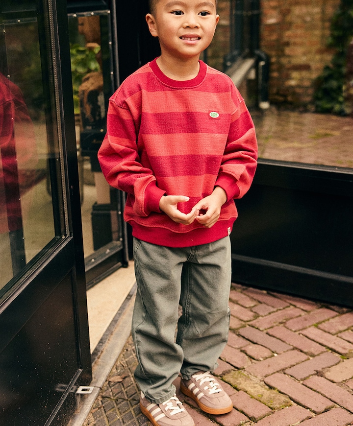 Jongens sweater bordeaux