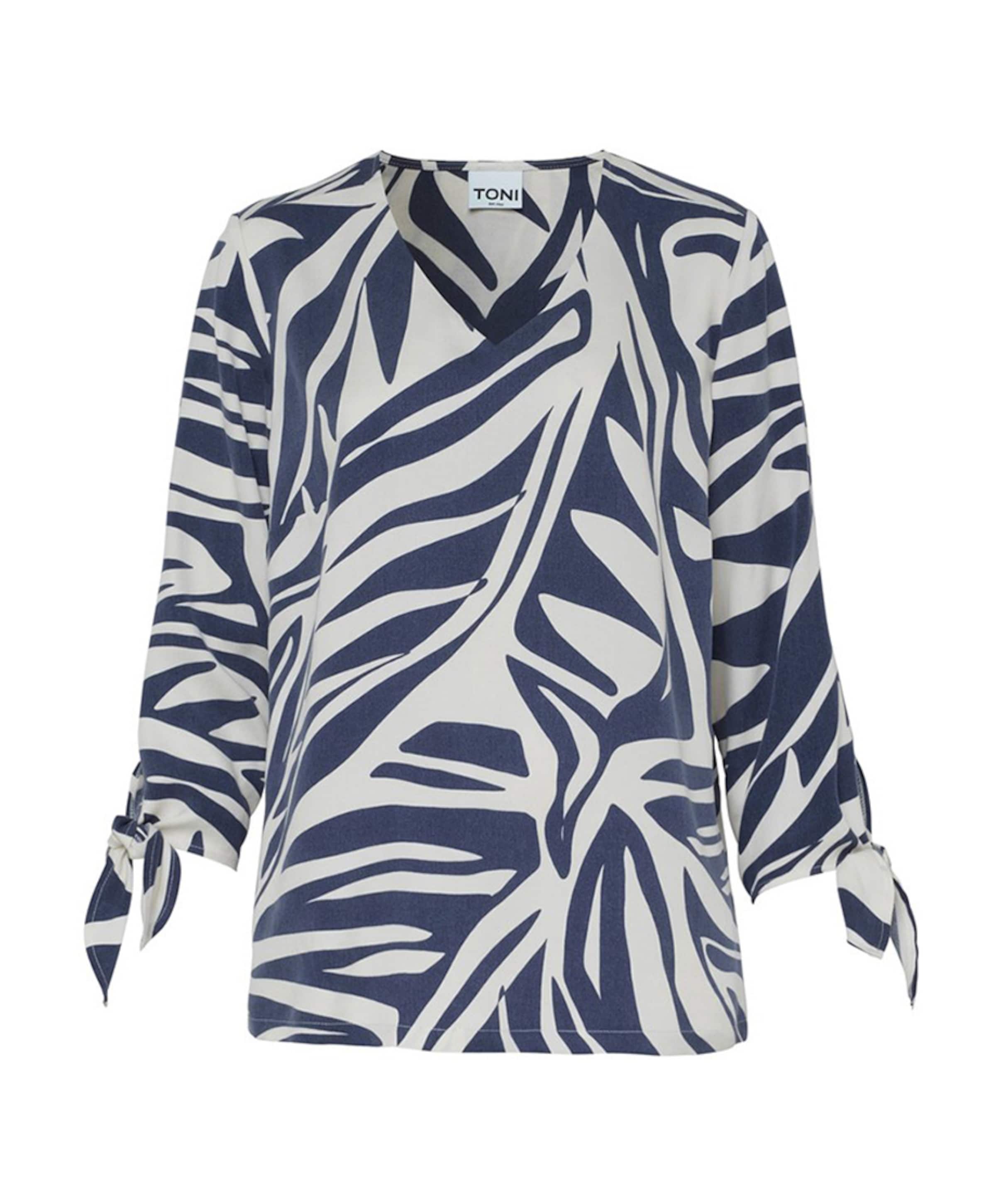Dames blouse blauw