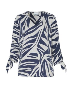 Dames blouse blauw