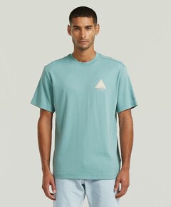 Heren T-shirt blauw