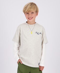 Jongens T-shirt ecru