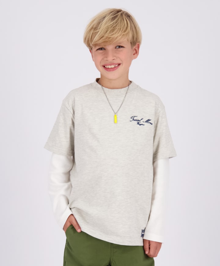 Jongens T-shirt ecru