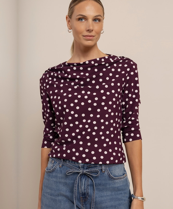 Dames longsleeve paars