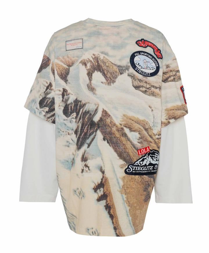 Dames longsleeve ecru