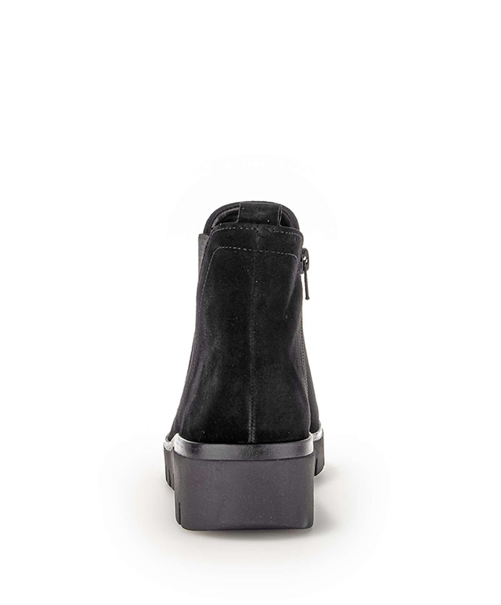 dames enkellaarzen zwart