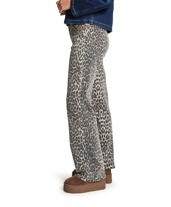 Eve - Leopard Print - P11 jeans beige