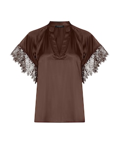 Dames blouse bruin