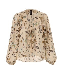 Dames blouse beige
