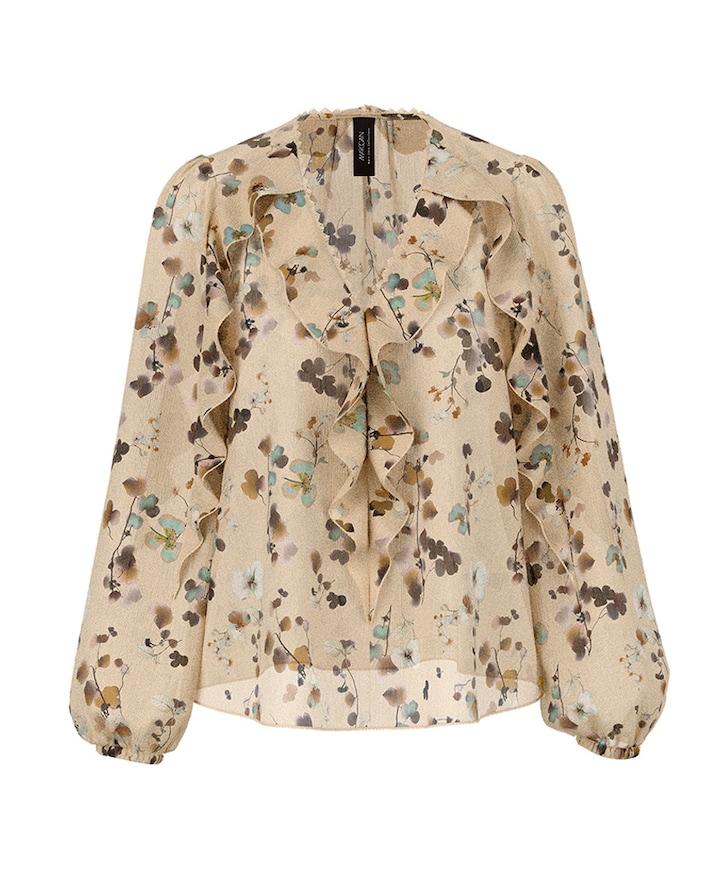 Dames blouse beige