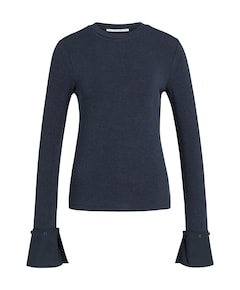 Dames longsleeve blauw
