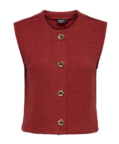 Dames gilet rood