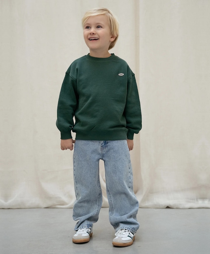 Denim Wide Fit jongens jeans blauw