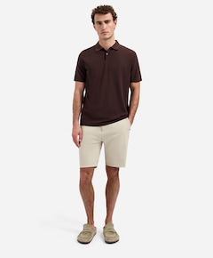Heren polo bruin