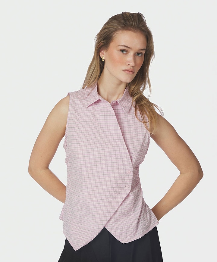 Dames top roze