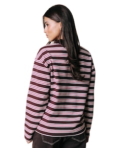 Dames polo bruin