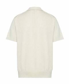 Heren polo ecru