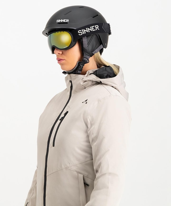 Skihelm uniseks zwart