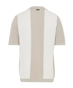 Heren polo beige