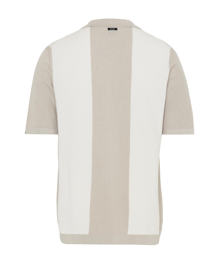 Heren polo beige