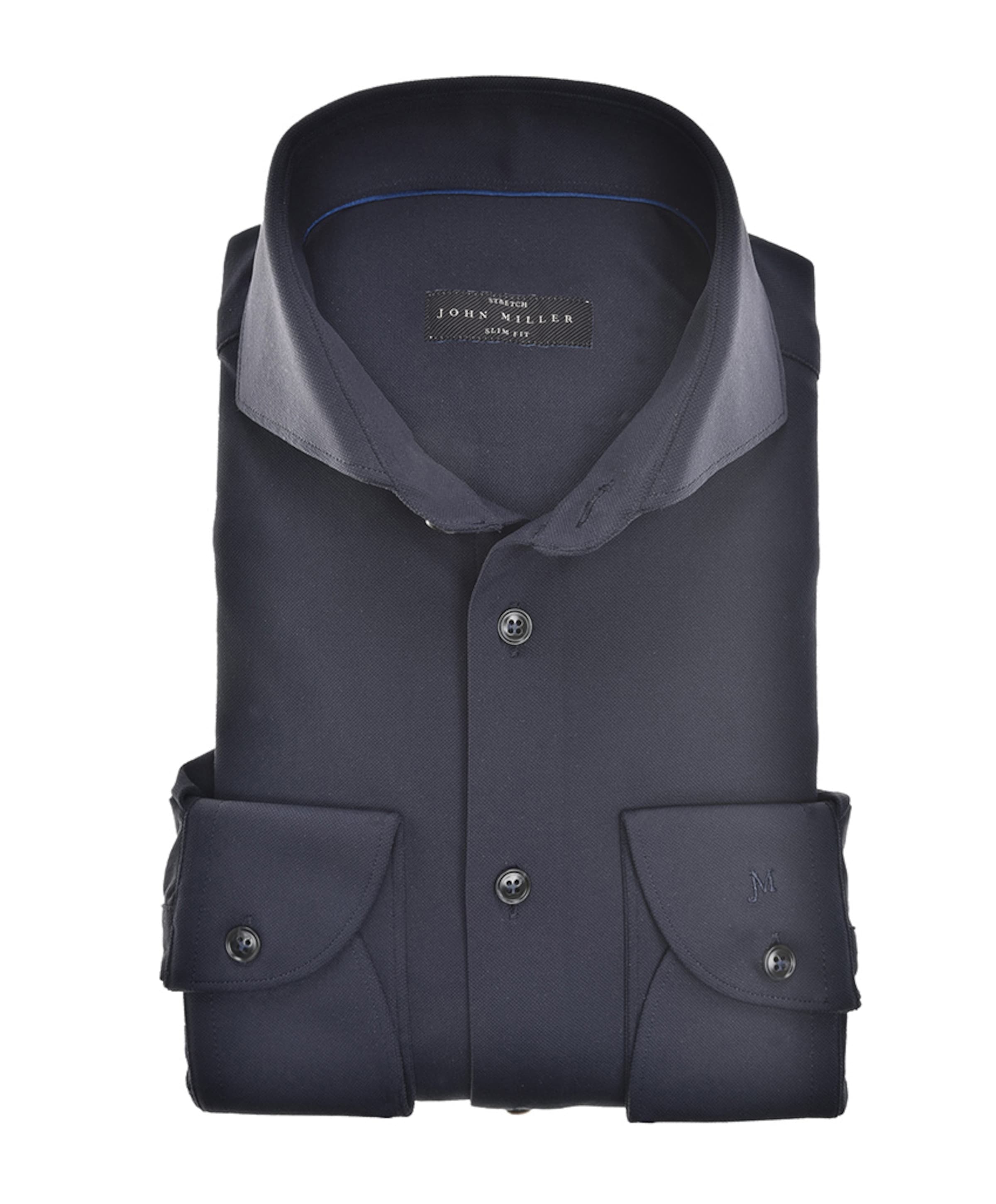 Overhemd lange mouw blauw