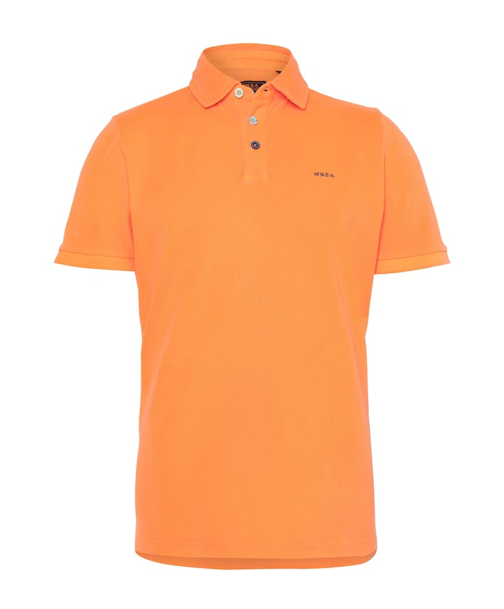 Heren polo oranje