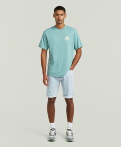 Mosa Short heren korte broek blauw