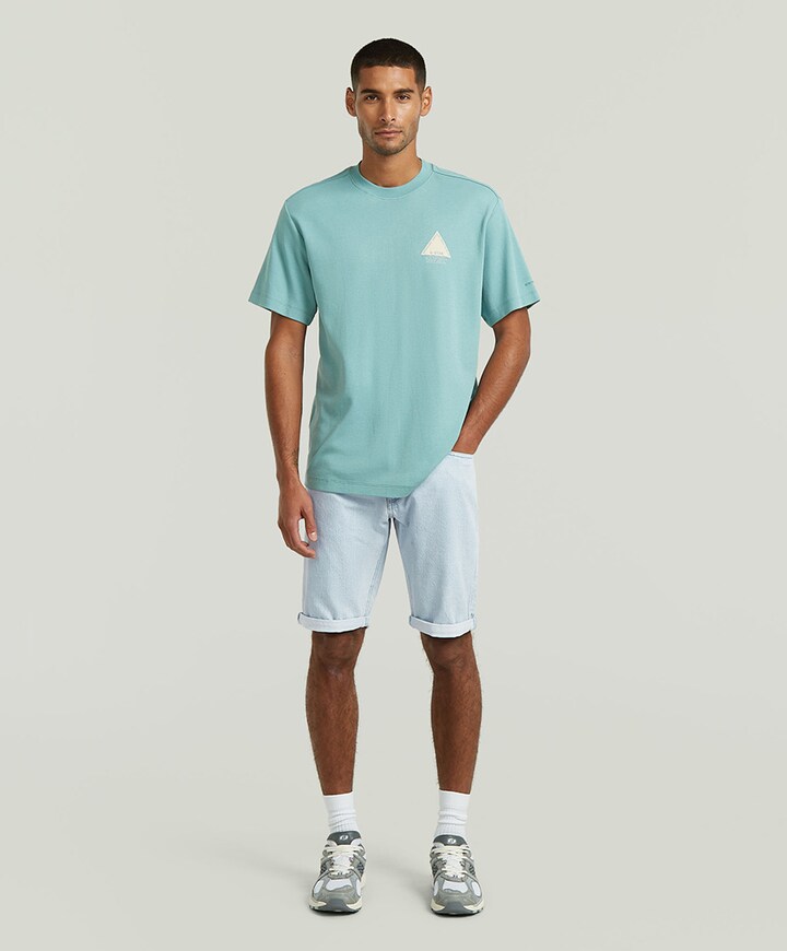 Mosa Short heren korte broek blauw