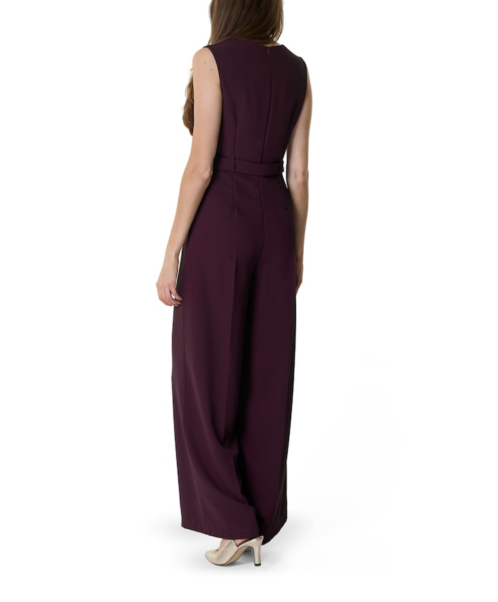 dames jumpsuit bordeaux