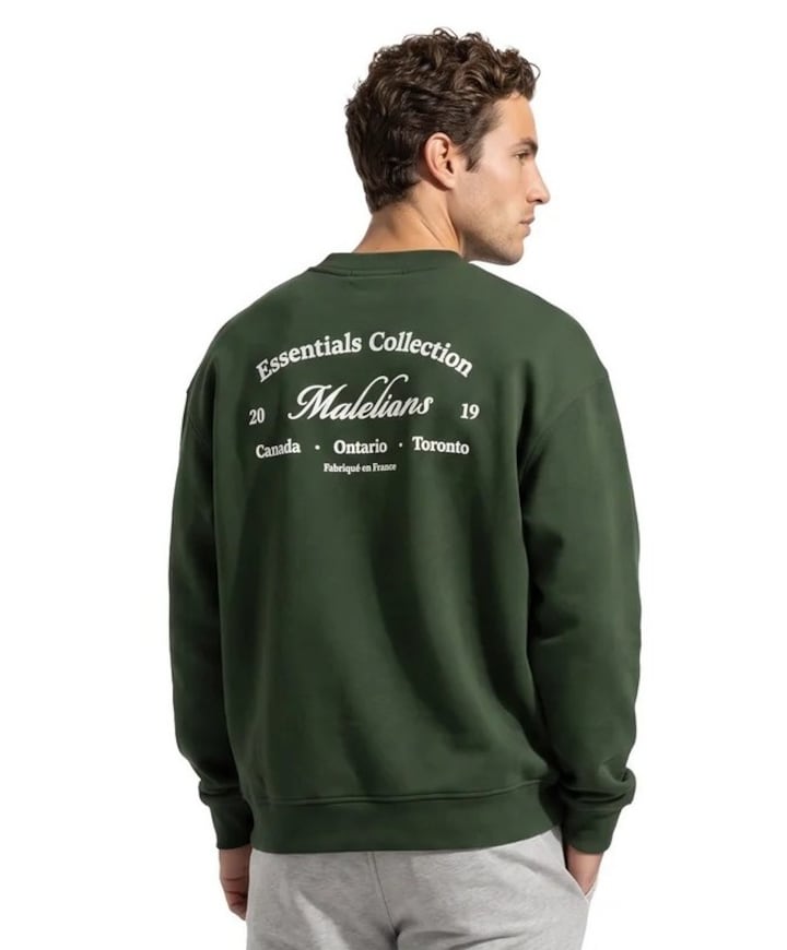 Heren sweater groen