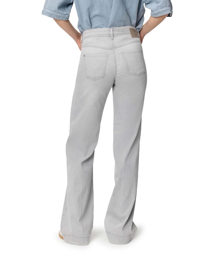 DREAM WIDE dames broek grijs