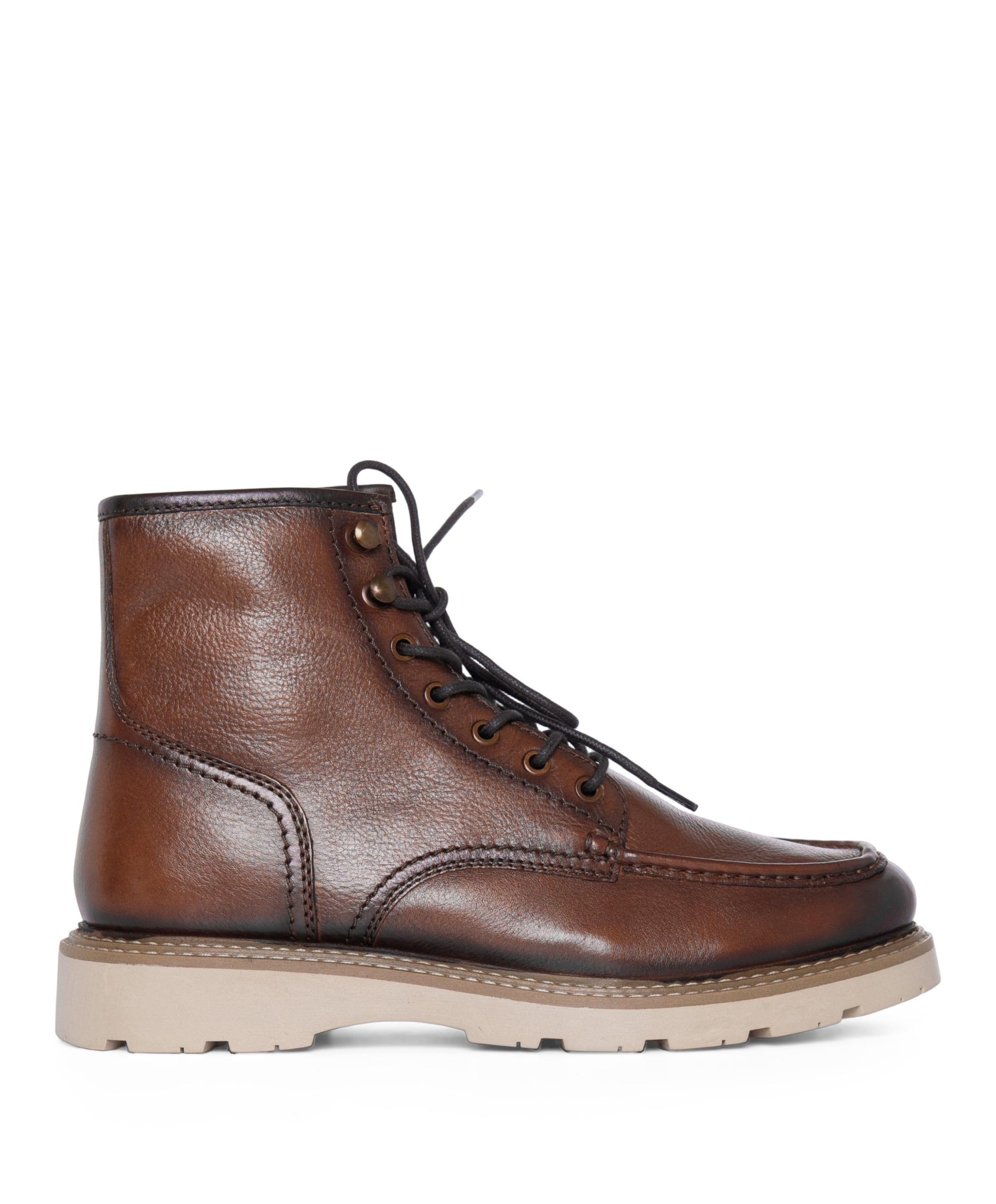 heren veterboots bruin