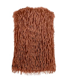 Dames gilet bruin