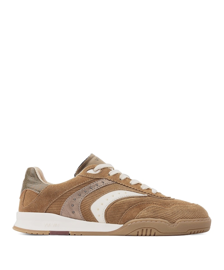 Kris Pax dames sneakers bruin