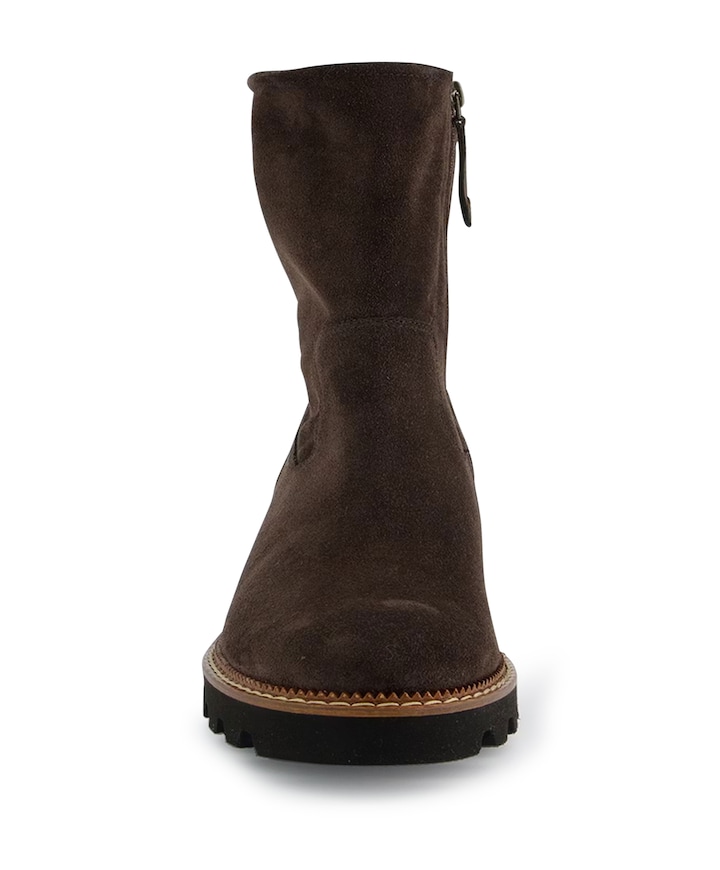 dames enkellaarzen bruin