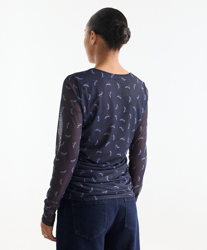 Dames top blauw