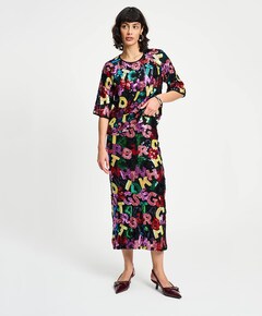 Dames rok multicolor