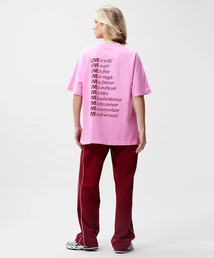 Dames T-shirt roze