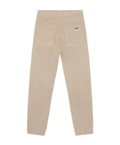 Loose Fit Twill jongens broek beige