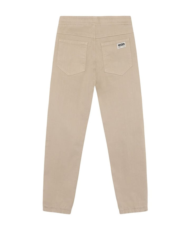 Loose Fit Twill jongens broek beige