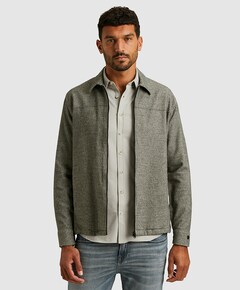 Heren overshirt blauw