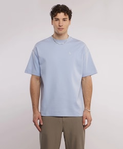Heren T-shirt blauw